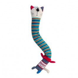 GiGwi Игрушка для собак  Кот с хрустящей шеей и пищалкой Crunchy 28 см (75046)