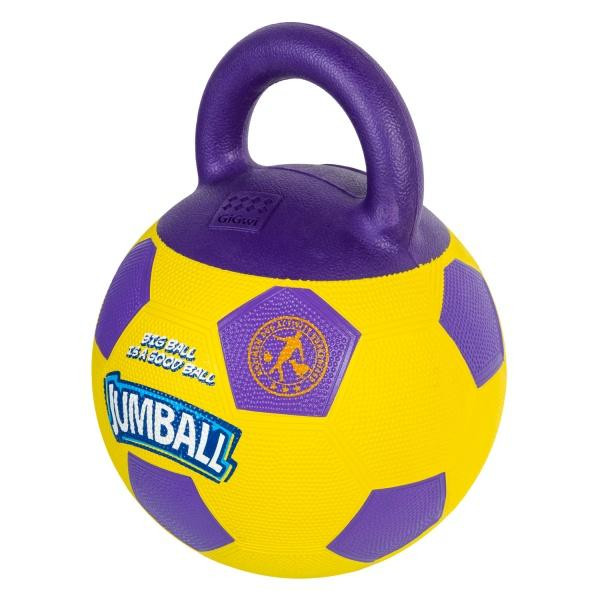 GiGwi Игрушка для собак  Мяч футбольный с ручкой Ball 26 см (75366) - зображення 1
