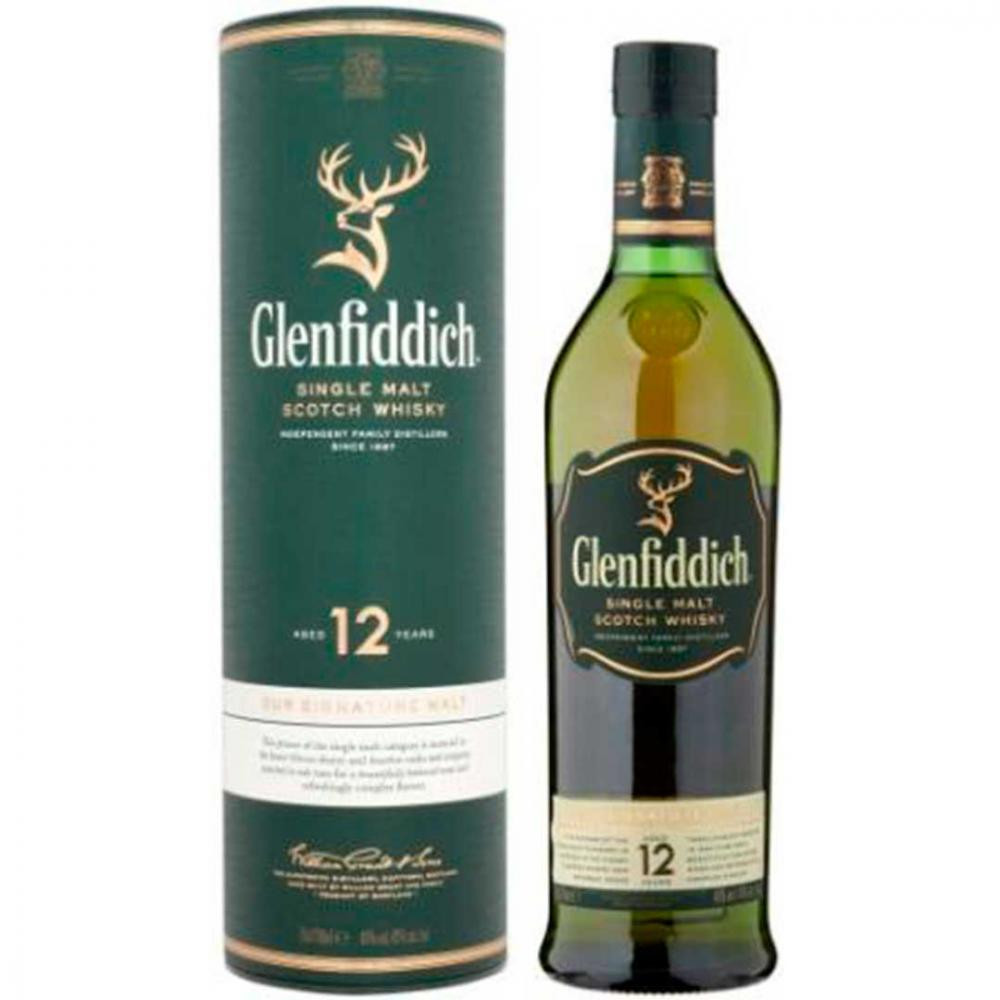Glenfiddich Виски односолодовый 12 лет 0,7 л (5010327000176) - зображення 1
