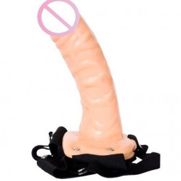 Pipedream Products Fetish Fantasy For Him or Her Hollow Strap-On, 15x4.5 см, тілесний (DEL7988)