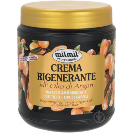 MilMil Маска для волос  Professional Crema Rigenerante Восстанавливающая, с аргановым маслом, 1000 мл (8004