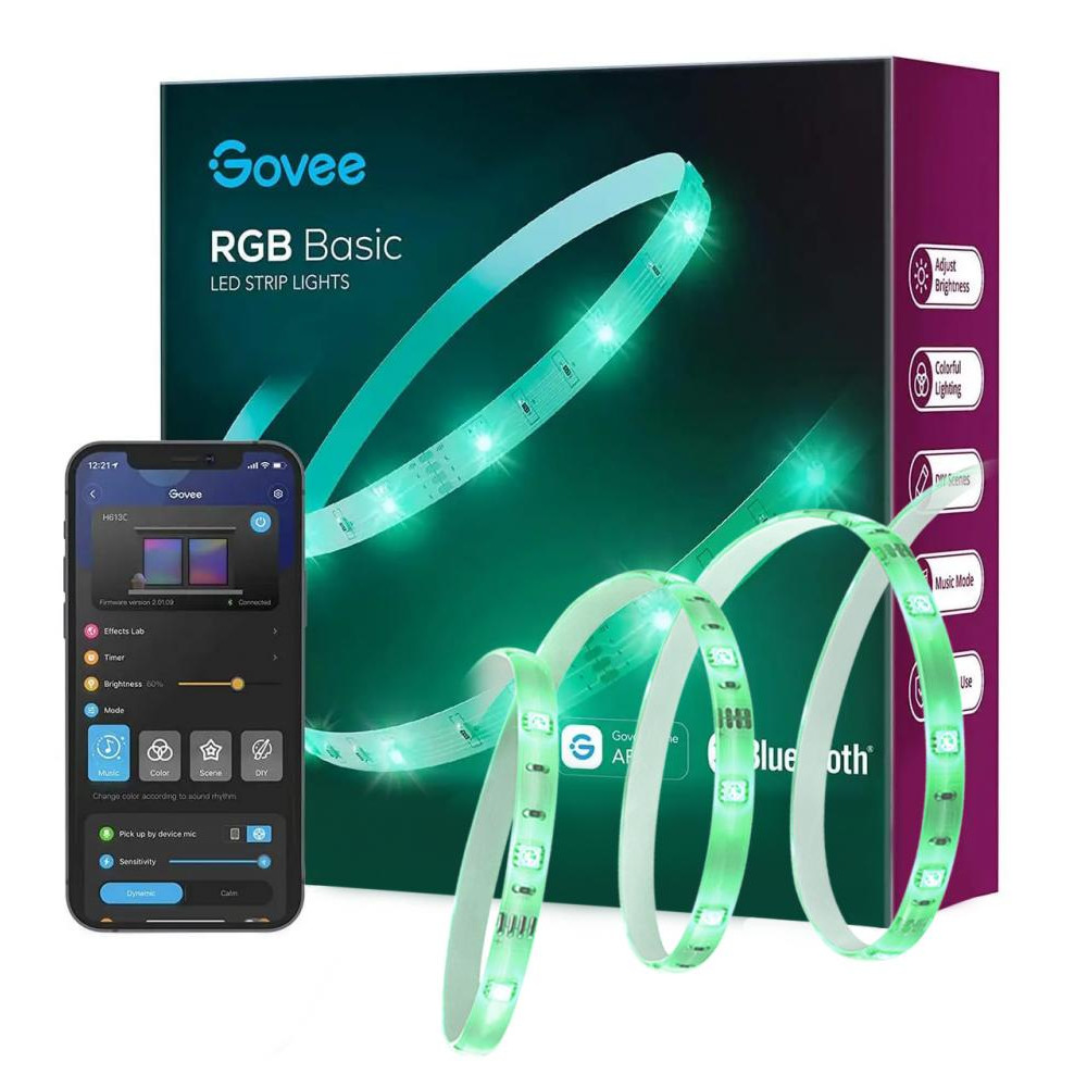 Govee RGB Smart LightStrip Bluetooth (H61103A15) - зображення 1