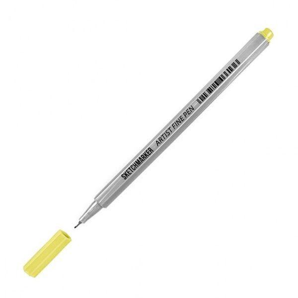 Sketchmarker Ручка капиллярная SketchMarker ARTIST FinePen 0,4 мм лимон AFP-LEM - зображення 1