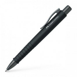 Faber-Castell Ручка шариковая  Poly Ball XB автоматическая с синим чернилом черная 26558