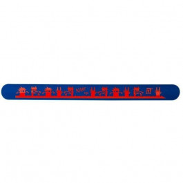 Kite Линейка-браслет силиконовая 30 см , синяя (K20-019-1)