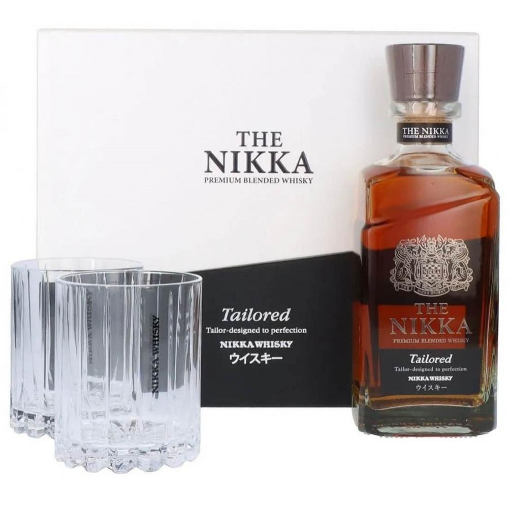 Nikka Віскі  Tailored 0,7 л + 2 склянки (3700597360149) - зображення 1