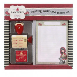 Santoro London Набір з печаткою та блокнотом  Little Red Riding Hood 865GJ01