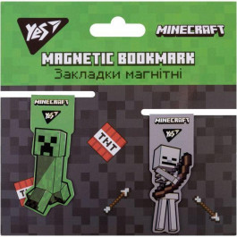 YES Закладки для книг  магнітні Minecraft, 2 шт (707828)