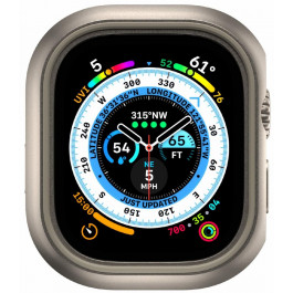 SwitchEasy Кейс For Apple Watch 49 mm  Odyssey For 2022 (Titanium) (MAWU49007TT22)