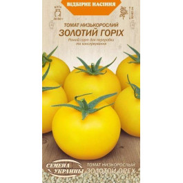 ТМ "Семена Украины" Насіння  Томат низькорослий Золотий горіх, 0,1 г
