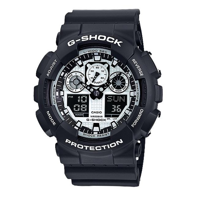 Casio G-Shock GA-100BW-1AER - зображення 1
