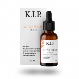 K.I.P. Natural Cosmetic Олійна відновлююча сироватка для кінчиків волосся З олією аргани та кератином K.I.P. 30 мл