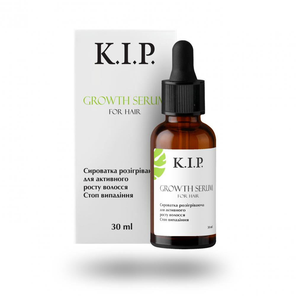 K.I.P. Natural Cosmetic Розігріваюча сироватка для активного росту волосся Стоп випадіння K.I.P. 30 мл - зображення 1