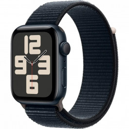 Apple Watch SE 2 GPS + Cellular 44mm Midnight Aluminum Case w. Midnight Sport Loop (MRHA3)