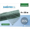 KARATZIS Cетка полимерная  для затенения 35% 4 х 50 м Зеленая (5203458762457) - зображення 1