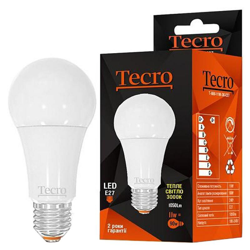 Tecro LED 11W 3000K E27 (T-A60-11W-3K-E27) - зображення 1