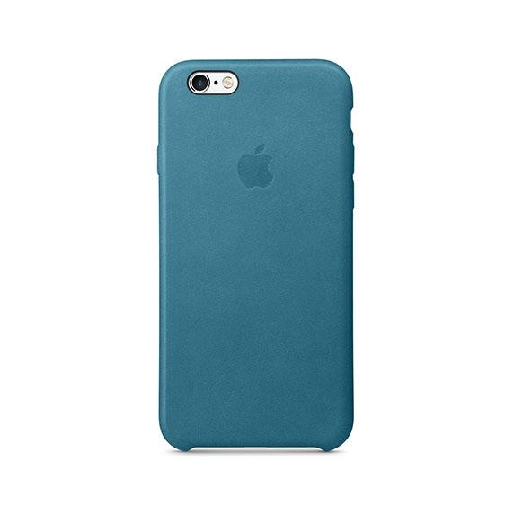 Apple iPhone 6s Leather Case - Marine Blue MM4G2 - зображення 1