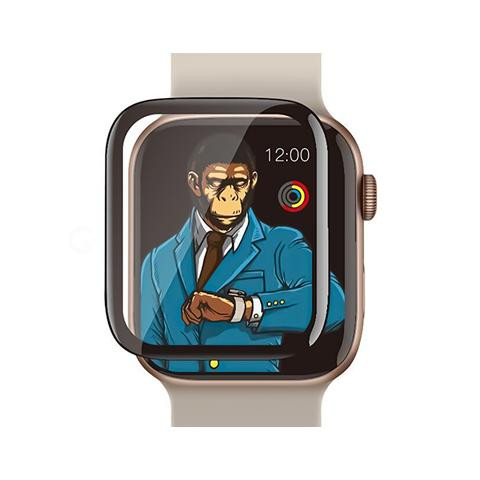 Blueo Захисне скло  3D для Apple Watch 44mm Black - зображення 1