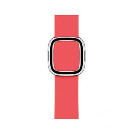 Apple Кожаный ремень  Modern Buckle для 45mm/ 44mm/ 42mm  Watch Peony Pink Medium (MTQQ2)