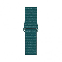 Apple Ремешок кожаный  Watch 42mm/44mm Leather Loop Peacock Large (MXPN2)