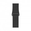Apple Black Leather Loop - Large (MXAC2) для  Watch 42/44mm - зображення 1