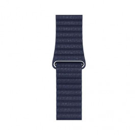 Apple Ремешок кожаный  Watch 42mm/44mm Leather Loop Diver Blue Medium (MGXC3)