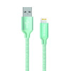 ColorWay USB2.0 AM/Apple Lightning Mint 1m (CW-CBUL004-MT) - зображення 1
