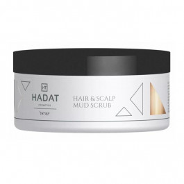Hadat Cosmetics Очищуючий скраб  Hair & Scalp Mud Scrub 300 мл з морською сіллю для волосся та шкіри голови