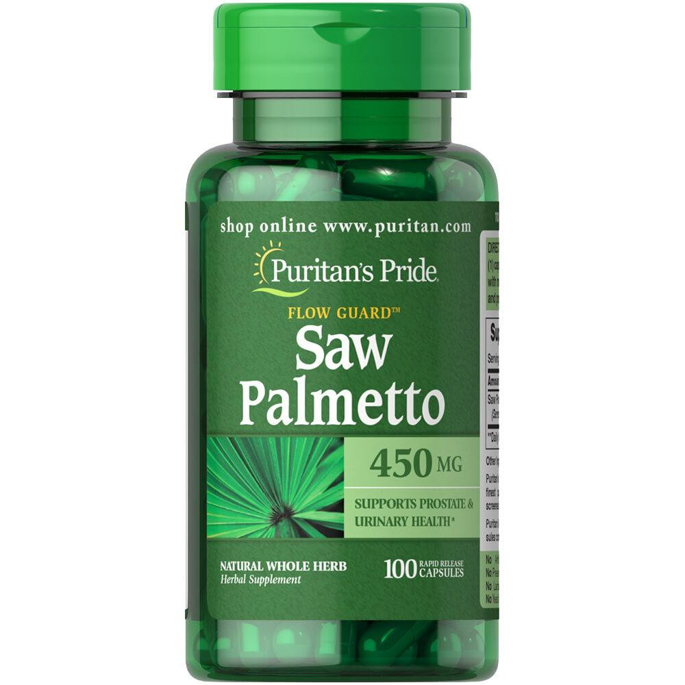 Puritan's Pride Saw Palmetto 450 mg 100 капс - зображення 1