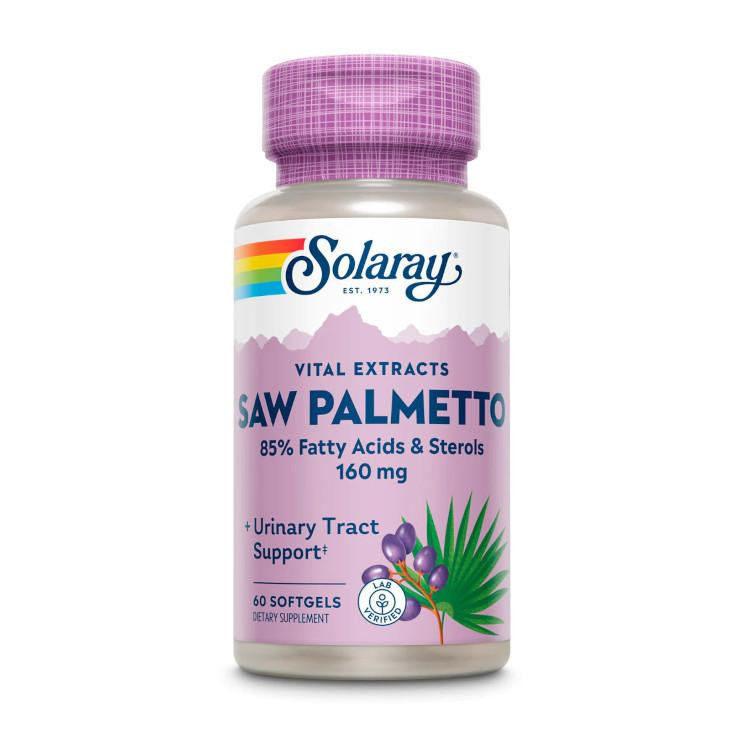 Solaray Saw Palmetto 160 mg, 60 капсул - зображення 1