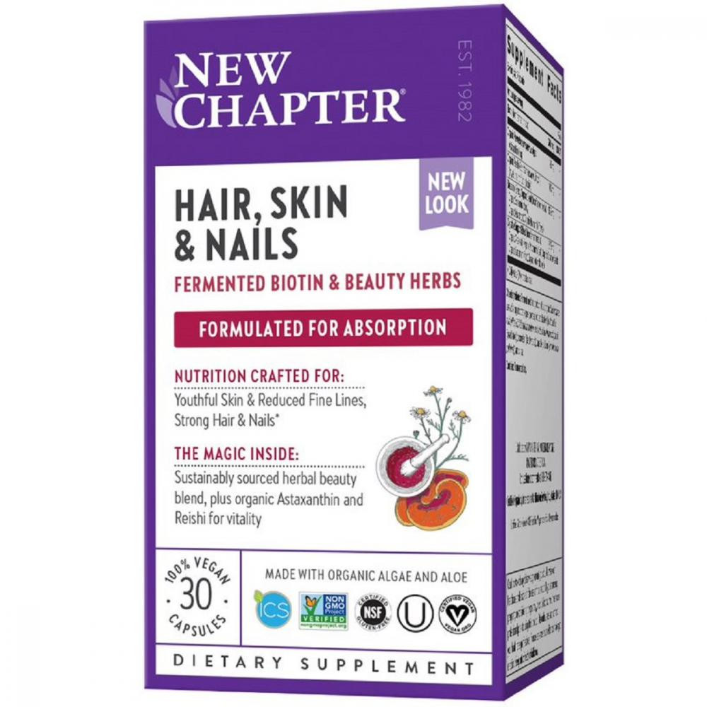 New Chapter Комплекс  для волосся, шкіри і нігтів 30 капсул (NC0116) - зображення 1