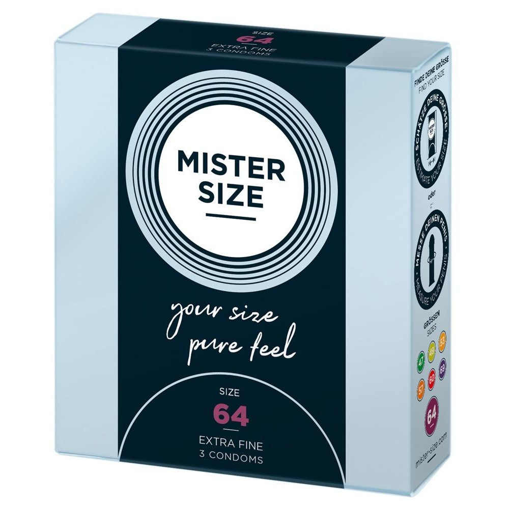 Mister Size Презервативи Mister Size 64mm pack of 3 (4137800000) - зображення 1
