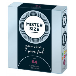Mister Size Презервативи Mister Size 64mm pack of 3 (4137800000)