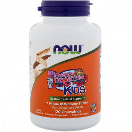 Now Пробіотики дофилус  Foods Berry Dophilus для дітей 120 жев. таб (NF2949)