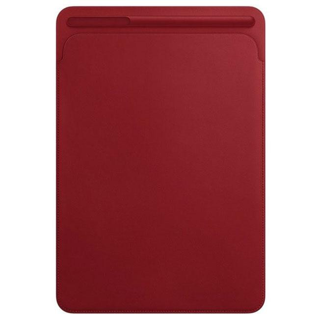 Apple Leather Sleeve for 10.5 iPad Pro - PRODUCT RED (MR5L2) - зображення 1