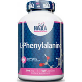 Haya Labs L-Phenylalanine L-фенілаланін 500 мг 100 капс