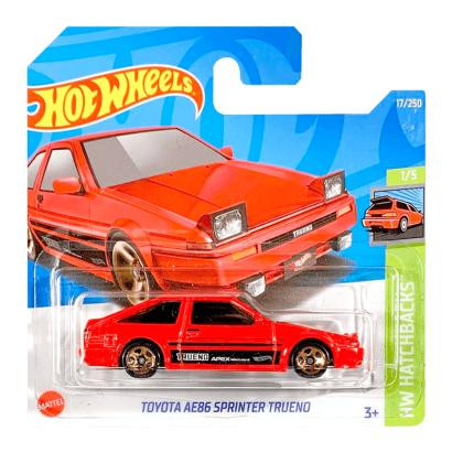 Hot Wheels Toyota AE86 Sprinter Trueno Hatchbacks 1:64 HCW77 Red - зображення 1