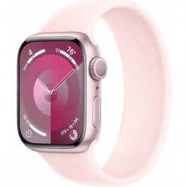 Apple Watch Series 9 GPS 41mm Pink Alu. Case w. Light Pink Solo Loop - Size 6 (MR9N3+MTER3)