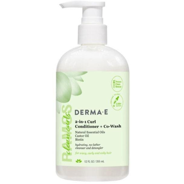 Derma E Кондиціонер для локонів  2 In 1 Curl Conditioner + Co-Wash 355 мл (30985063554) - зображення 1