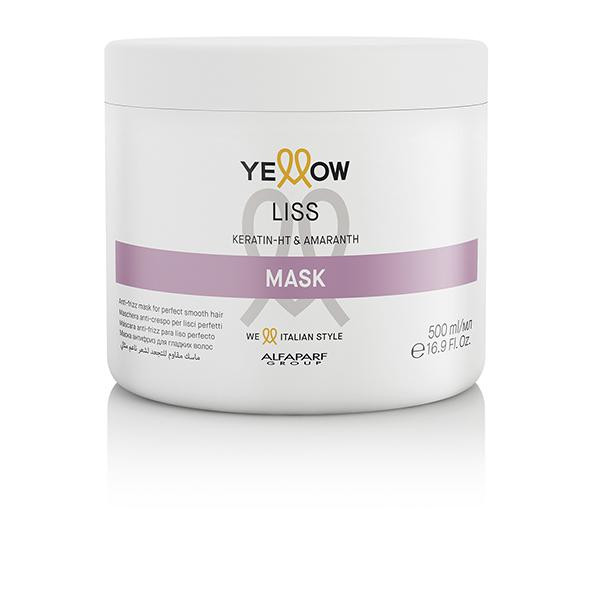 Yellow Дисциплінуюча маска для волосся  Liss Mask 500 мл. - зображення 1