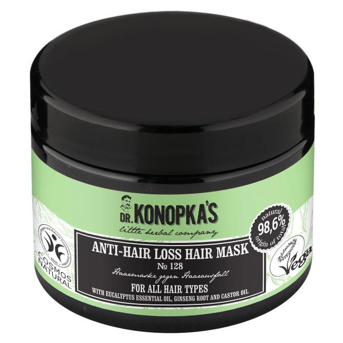 Dr. Konopka's Маска для всіх типів волосся  №128 Проти випадання 300 мл (4743318142920) - зображення 1