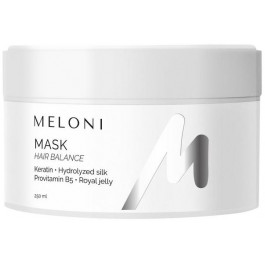 Meloni Відновлювальна маска  Mask Hair Balance з кератином та гідролізатом шовку 250 мл (2000000000015)