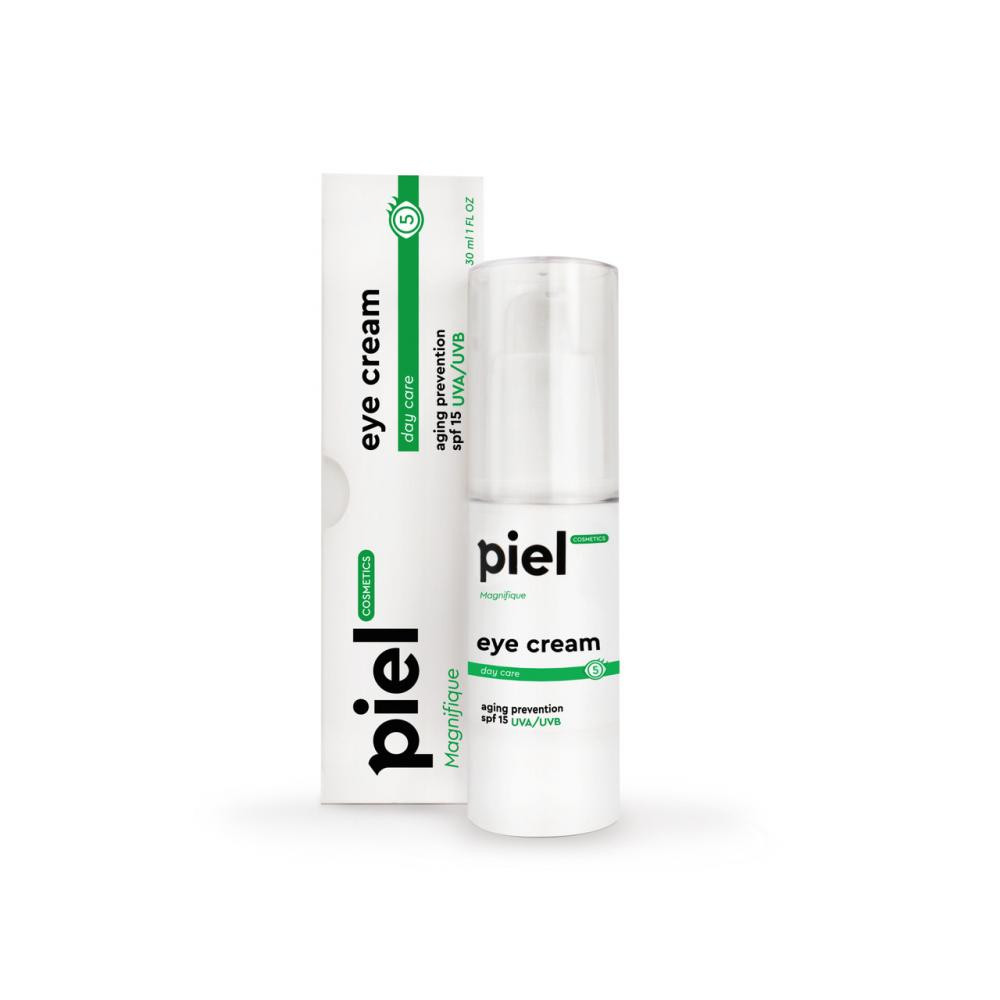 Piel Cosmetics Активуючий денний крем PielCosmetics для контуру очей Eye Cream SPF 15 Magnifique, 30 мл - зображення 1