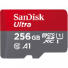 SanDisk 256 GB microSDXC UHS-I Ultra A1 + SD adapter (SDSQUAC-256G-GN6MA) - зображення 2