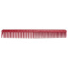 JRL Класичний гребінець  для стрижки волосся червоний, 22см (JRL-305RED) - зображення 1