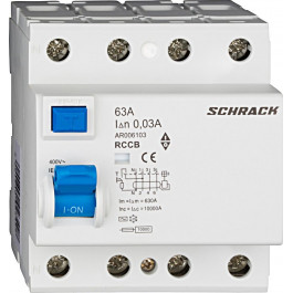   Schrack Technik УЗО 10кА/30мА 4P 63А тип AC (AR006103--)