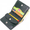 Vintage Повсякденний шкіряний гаманець компактного розміру в зеленому кольорі Shvigel (2416608) - зображення 3