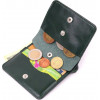 Vintage Повсякденний шкіряний гаманець компактного розміру в зеленому кольорі Shvigel (2416608) - зображення 4