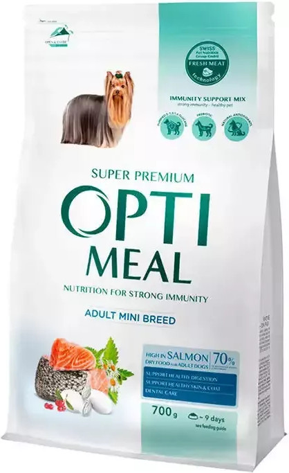 Optimeal Adult Mini Breed with Salmon 4 кг (4820215369992) - зображення 1