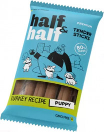   Half & Half Tender Sticks Turkey Recipe Puppy100 г (4823082431755)